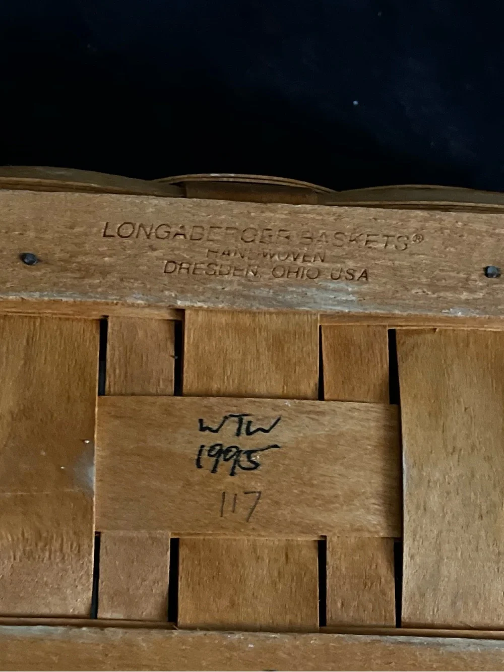 Longaberger classic 1995